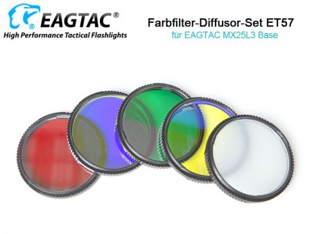 EagTac Farbfilter-Diffusor-Set fr EagTac MX25L3 Base