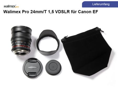 Walimex Pro 24mm/1.5 VDSLR for Canon