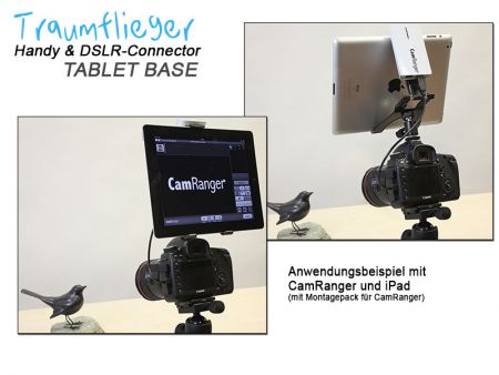 Traumflieger Handy und DSLR Connector TABLET BASE