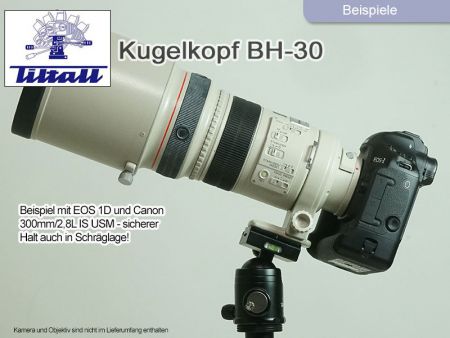 Tiltall Kugelkopf BH-30 incl. Schnellwechselplatte, arca-komp.