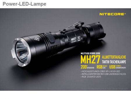 Nitecore MH27- Cree XP-L HI V3 and 1.000 lumens