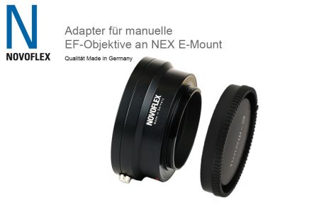 Novoflex manual adapter for EOS lenses to Sony NEX (E-Mount)