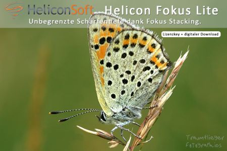 Helicon Focus LITE unlimited - Stacking Software, Key for PC/Mac