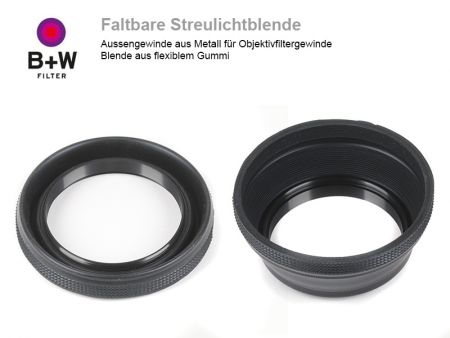 B+W 900 faltbare Streulichtblende 62mm