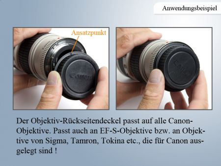Objektiv-Rckseitendeckel fr alle Canon EF-Objektive
