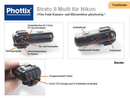Phottix Strato II fr Nikon
