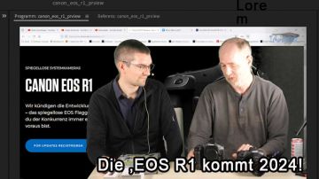 Die brandneue Canon EOS R1 kommt im Jahre 2024!