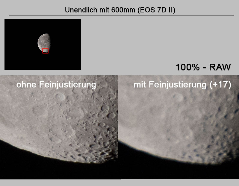 Unendlich mit Mond: