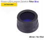Nitecore Filter, blue, 40 mm