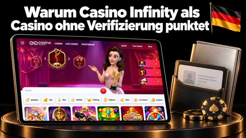Warum Casino Infinity als Casino ohne Verifizierung punktet