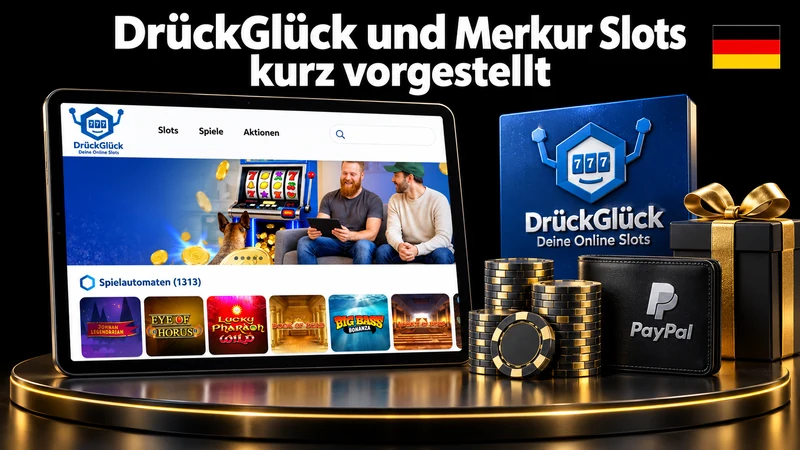 DrückGlück und Merkur Slots kurz vorgestellt