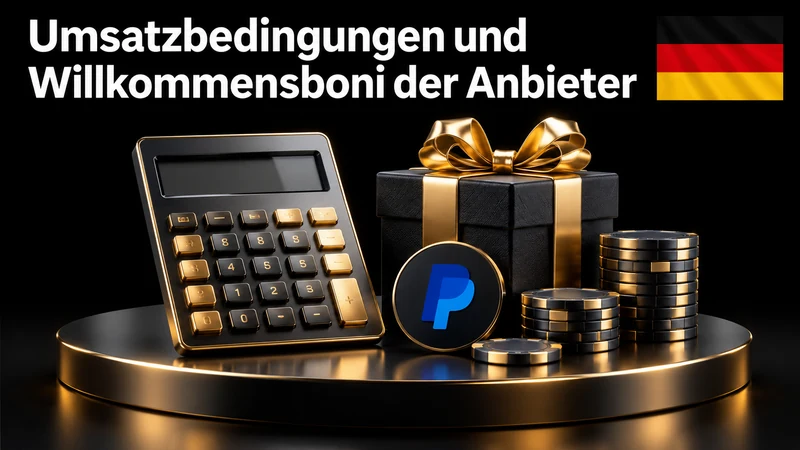 Umsatzbedingungen und Willkommensboni der Anbieter