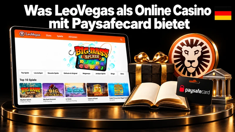 Was LeoVegas als Online Casino mit Paysafecard bietet