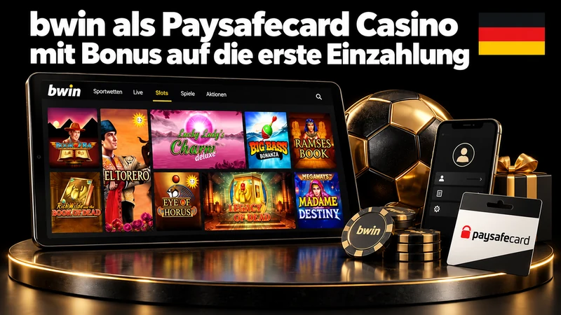 bwin als Paysafecard Casino mit Bonus auf die erste Einzahlung