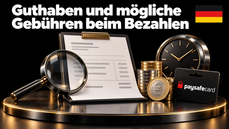 Guthaben und mögliche Gebühren beim Bezahlen