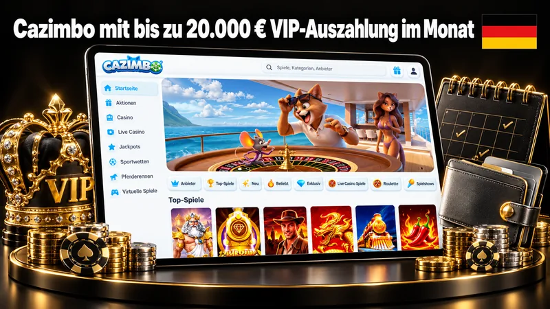 Cazimbo mit bis zu 20.000 € VIP-Auszahlung im Monat