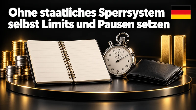 Ohne staatliches Sperrsystem selbst Limits und Pausen setzen