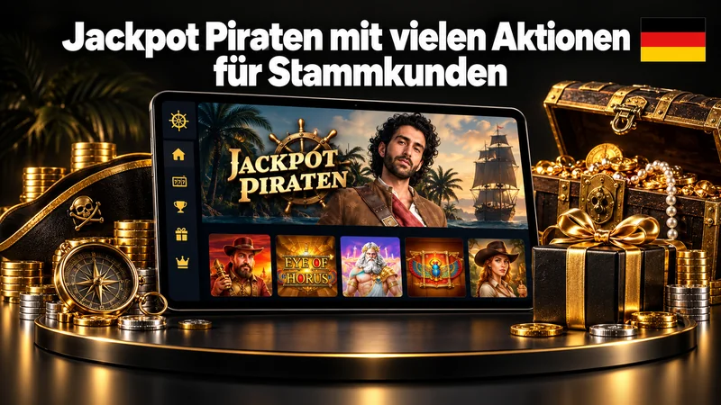 Jackpot Piraten mit vielen Aktionen für Stammkunden
