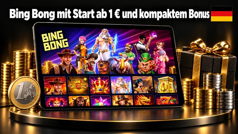 Bing Bong mit Start ab 1 € und kompaktem Bonus