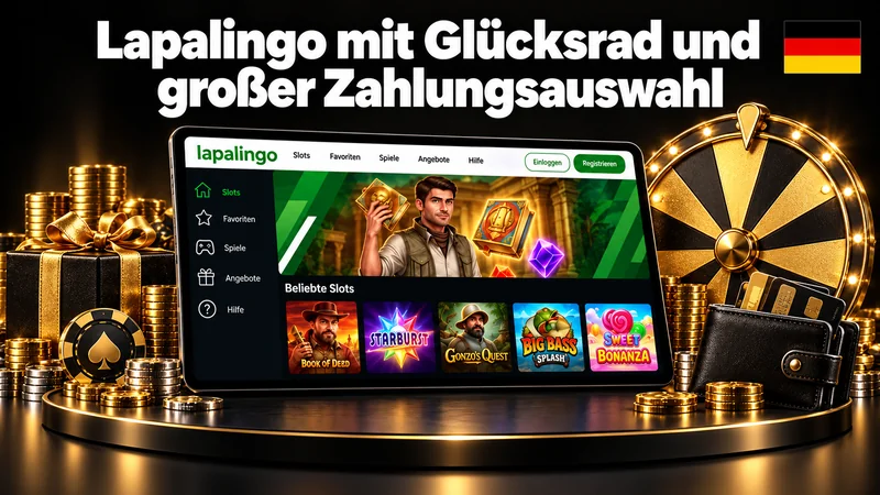 Lapalingo mit Glücksrad und großer Zahlungsauswahl