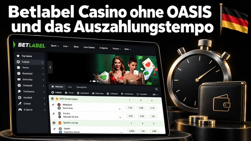 Betlabel Casino ohne OASIS und das Auszahlungstempo