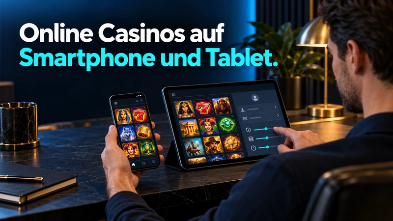 Online Casinos auf Smartphone und Tablet