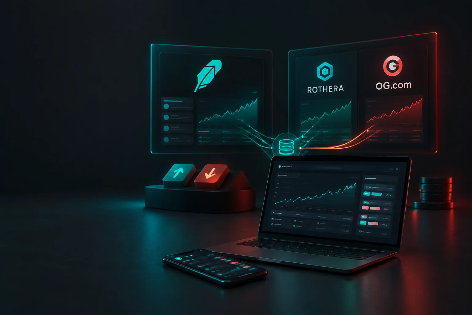 Robinhood bündelt Prediction-Market-Volumen bei Rothera und OG.com