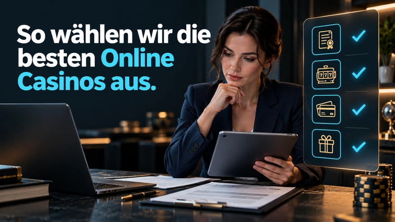 So wählen wir die besten Online Casinos aus